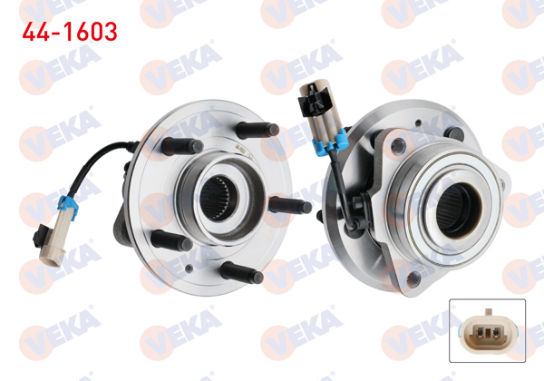 VEKA 44-1603 | Porya Sol-Sağ On Rulmanlı Chevrolet Captiva (C100) 2.0 D 5 Bijon ABS Sensörlü 2006-2012