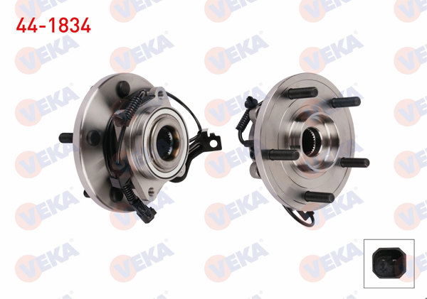 VEKA 44-1834 | Porya Sol-Sağ Arka Rulmanlı Fiat Freemont (Jf) 2.0 Mjt 5 Bijon ABS Sensörlü 2011 -