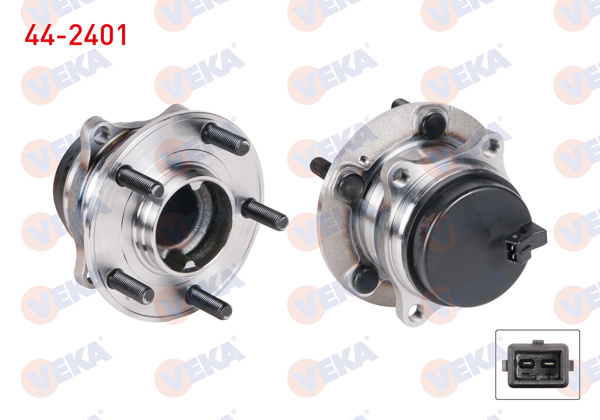 VEKA 44-2401 | Porya Sol-Sağ Arka Rulmanlı Kia Sorento II (Xm) 2.0 CRDI 5 Bijon ABS Sensörlü 2009-2015