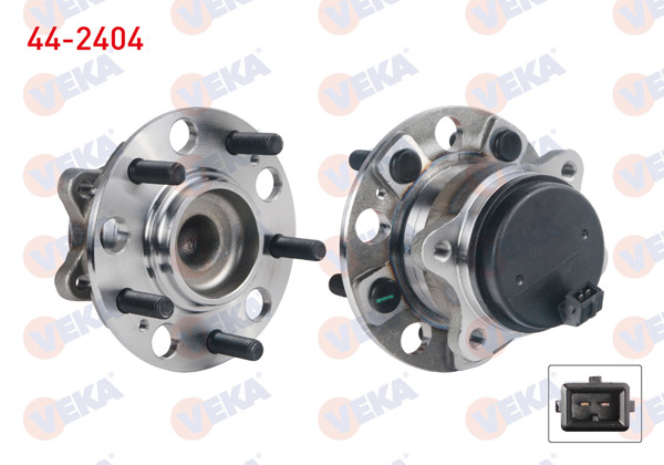 VEKA 44-2404 | Porya Sol-Sağ Arka Rulmanlı ABS'li 5 Bjn Kia Sportage (Ql) 1.6 GDI-2.0 CRDI 2015-/ Hyundai Tucson (Tle) 1.6 T-GDI-2.0 CRDI 2015 -