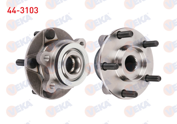 VEKA 44-3103 | Porya Sol-Sağ On Rulmanlı Nissan Qashqai (J10) 1.5 DCI 4X2 5 Bijon ABS Sensörlü 2007-2014