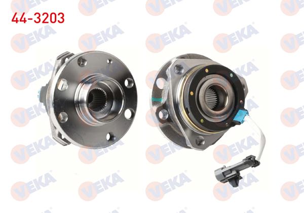 VEKA 44-3203 | Porya Sol-Sağ On Rulmanlı Opel Astra G (F69) 1.4 16V 4 Bijon ABS Sensörlü 1998-2005