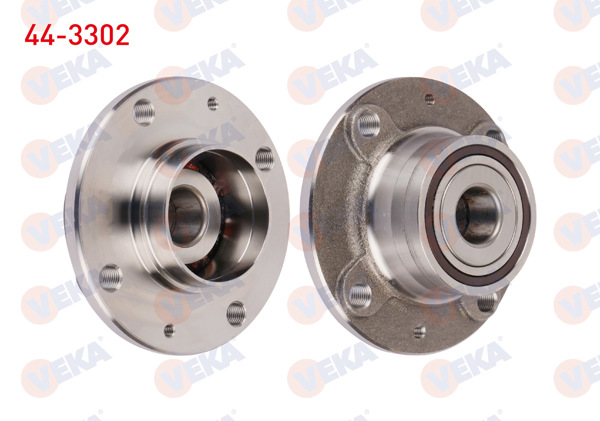 VEKA 44-3302 | Porya Sol-Sağ Arka Rulmanlı Peugeot 307 (3A / C) 1.4 ABS'li 4 Bijon Manyetık ABS Halkalı 2000-2007