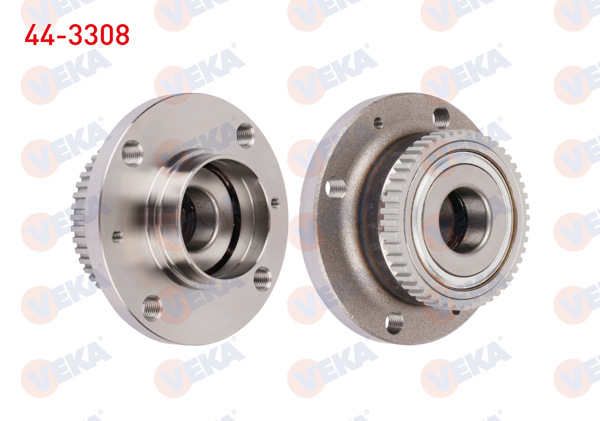 VEKA 44-3308 | Porya Sol-Sağ Arka Rulmanlı Peugeot Partner (5,5F) 1.9 D 4 Bijon ABS'li 48 Dıs 1996-2008