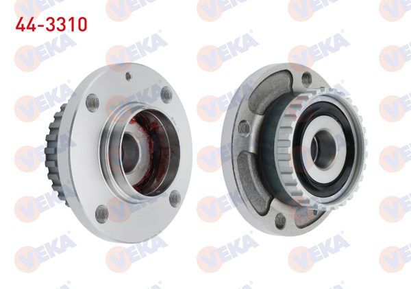 VEKA 44-3310 | Porya Sol-Sağ Arka Rulmanlı Peugeot 306 (7B,N3,N5) 1.6İ ABS'li 29 Dıs Kampanalı Fren Dar ABS Halkalı 1993-2002