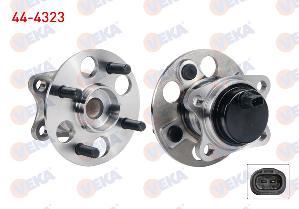 VEKA 44-4323 | Porya Sol-Sağ Rulmanlı Arka ABS Sensörlü 4 Bjn Toyota Yaris (P13) 1.5 Hybrıd 2011 -