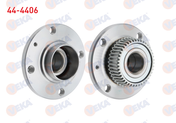 VEKA 44-4406 | Porya Sol-Sağ Arka Rulmanlı Volkswagen Polo (6N2) 1.4 ABS'li 4 Bijon 1999-2001