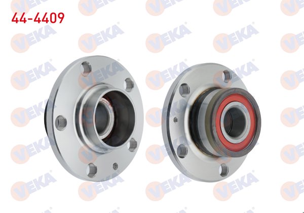 VEKA 44-4409 | Porya Sol-Sağ Rulmanlı Arka 5 Bjn ABS'li VW Polo (9N_) 01-12 / Skoda Fabia (6Y2) 99-07 / Fabia (542) 06-14 / Seat Cordoba (6K2) 99-02 / Cordoba (6L2) 02-09 / Audi A1 (8X1) 2010-2019