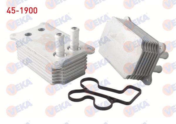 VEKA 45-1900 | Yağ Soğutucusu Tek Ford Transit (V184) 2.0 TDCI Onden Cekıs 2000-2006 / Mondeo III 2.0 TDCI 2000-2007 / Jaguar X-Type 2.0 D 2006-2009