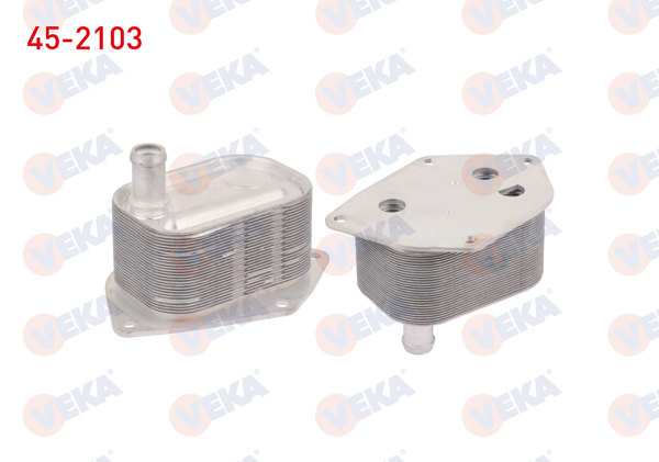 VEKA 45-2103 | Yağ Soğutucusu Tek Hyundai Accent Admıre-Era 1.5 CRDI 03-09 / Getz 1.5 CRDI 4 Cyl 02-08 / i30 1.6 CRDI 07-11 / Matrix 1.5 CRDI 01-10 / Kia Ceed 1.6 CRDI 06-12 / Cerato-Rio II 1.5 CRDI 04-12