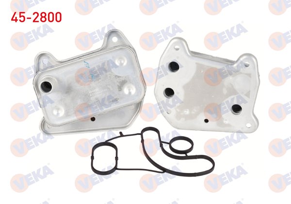 VEKA 45-2800 | Yağ Soğutucusu Tek Mercedes Sprinter 2T-3T-3,5T-4T-4,6T-5T 95-09 / 4,6T 418 CDI 09-/ Vito (638, W639) 112 CDI 97-14 / C Serisi (W203) C200 CDI-C220 CDI 00-06 / E Serisi (W210) E 220 CDI 95-08