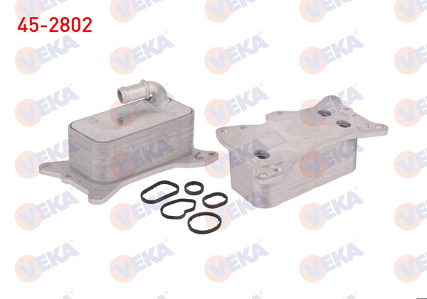 VEKA 45-2802 | Yağ Soğutucusu Tek Mercedes Sprinter 2018-/ Sprinter 2009-2017 / Vito 116 CDI 2014-/ C 200 CDI 2007-2014 / E 220 CDI 2009-/ Gle Serisi 250 D 2015 -