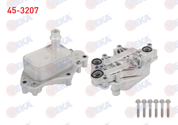 VEKA 45-3207 | Yağ Soğutucusu Komple Opel Astra J-K 1.6 CDTI 2009-/ Insignia 1.6 CDTI 2008-/ Mokka 1.6 CDTI 2012 -