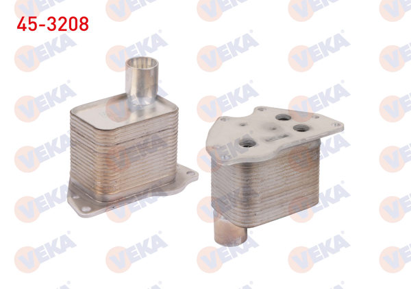 VEKA 45-3208 | Yağ Soğutucusu Tek Opel Astra J 1.4İ 2009-2016 / Corsa D 1.4 2006-2014 / Meriva B 1.4 2010-/ Mokka 1.4 2012 -