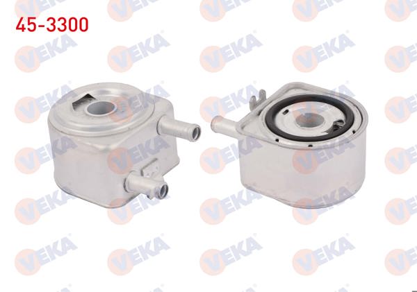 VEKA 45-3300 | Yağ Soğutucusu Tek Contalı Peugeot Partner-206-307-406 2.0 HDI 96-08 / Expert-Boxer II 2.0 HDI 96-06 / Citroen Berlingo 2.0 HDI 03-08 / C5 I-II-III-C4 2.0 HDI 01-15 / Jumper II 2.0 HDI 02-06