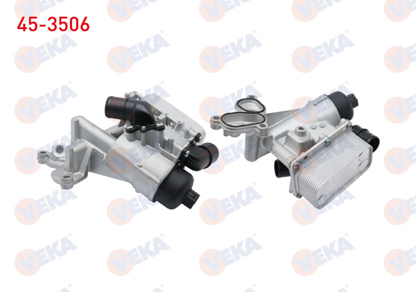 VEKA 45-3506 | Yağ Soğutucusu Komple Renault Traffic II 2.0 DCI 2006-2014 / Latitude 2.0 DCI 2011-/ Laguna III 2.0 DCI 2007-/ Koleos 2.0 DCI 08-14 / Nissan Qashqai-X-Traıl 2.0 DCI 07-14 / Vivaro 2.0 CDTI 06-14