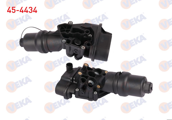 VEKA 45-4434 | Yağ Soğutucusu Komple VW Golf (1K1) 2.0 Gtı 03-09 / Golf (5K1) 2.0 Gtı 08-13 / Jetta (1K2) 2.0 TFSI 05-10 / Passat (3C2) 2.0 TFSI 05-10 / Audi A4 (8Ec) 2. TFSI 05-08 / Seat Leon (1P1) 2.0 TFSI 05-11