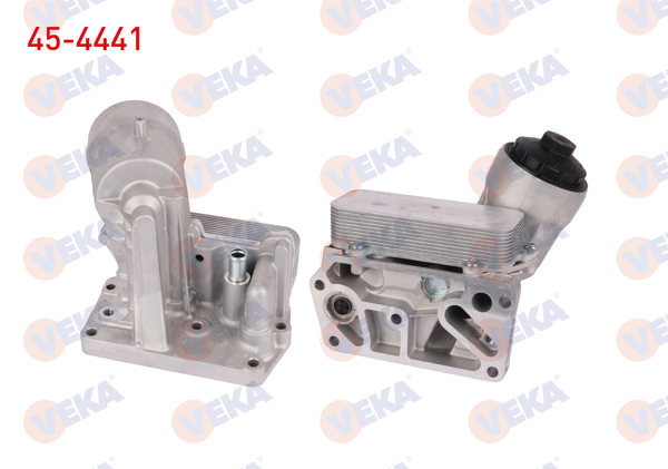 VEKA 45-4441 | Yağ Soğutucusu Komple VW Transporter V (7Ha) 2.5 TDI 2003-2011 / Touareg (7La) 2.5 TDI 2003-2010