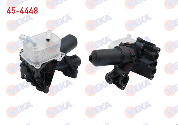 VEKA 45-4448 | Yağ Soğutucu Komple Volkswagen Caddy / Golf / Passat / Tiguan / Audi A3 / Q3 / Seat Leon / Skoda Octavia IV / Superb III / Kodiaq I / 2.0 TDI