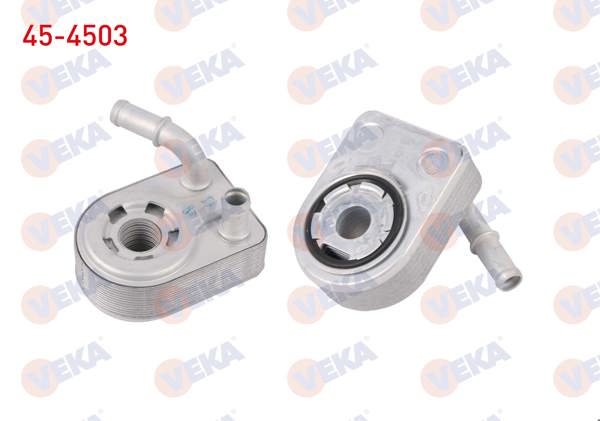 VEKA 45-4503 | Yağ Soğutucusu Ford B-Max 1.4 2012-/ C-Max II 1.6 Tı 2010-/ Fiesta VI 1.4 2008-/ Focus II 1.6 Tı 2004-2012 / Focus III 1.6 Ecoboost 2011-2015 / Kuga II 1.6 Ecoboost 2010-/ Mondeo IV 1.6 Ecoboost 2011-2015