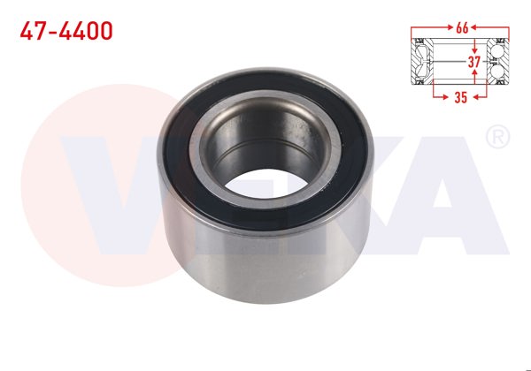 VEKA 47-4400 | On Tekerlek Rulmanı Sol-Sağ 35X66x37 Polo 1.4-1.6İ 1994-1999 / Polo 1.4-1.6İ 16V 1999-2001 / Golf II 1.6-1.8 Gtı 1983-1992 / Jetta II 1.6 1982-1992 / Lupo 1.4 1998-2005