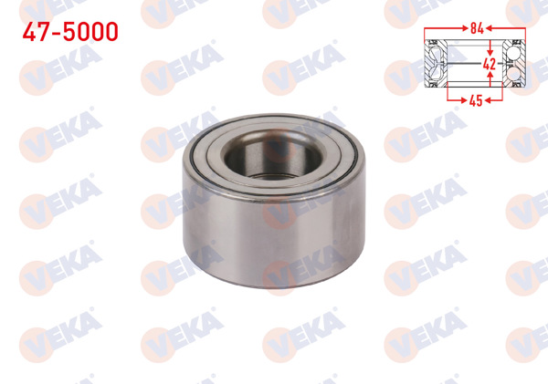 VEKA 47-5000 | On Tekerlek Rulmanı Sol-Sağ 42X84x45 Chery Tıggo 7 Pro / 8 Pro / Mazda 3