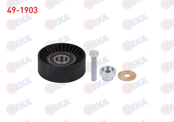 VEKA 49-1903 | V.Kayışı Gergi Rulmanı Plastik Ford Fiesta III 1.1 70X26 1989-1995