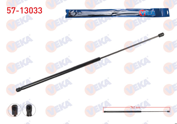 VEKA 57-13033 | Motor Kaput Amortisörü 762mm / 340N Audi A4 2008-2016 / A5 2010-2016 | 2 Adet