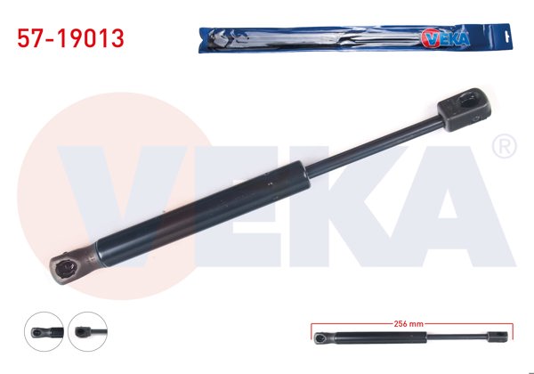 VEKA 57-19013 | Bagaj Amortisörü 256mm / 500N Ford Mondeo I Sedan 1993-1996 / Mondeo II Sedan 1996-2000 | 2 Adet