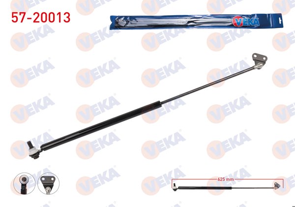 VEKA 57-20013 | Bagaj Amortisörü Honda Civic VI (Hb) 1995-2001 | 2 Adet