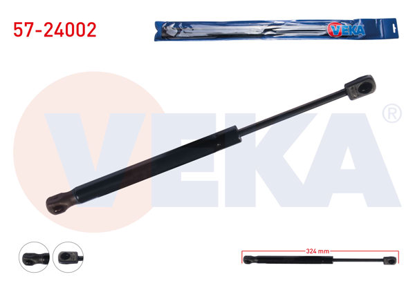 VEKA 57-24002 | Motor Kaput Amortisörü 324mm / 341N Kia Sorento II (Xm) 2009-2015 | 2 Adet