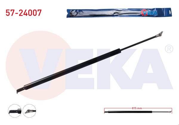 VEKA 57-24007 | Bagaj Amortisörü 866mm / 1050N Sol Kia Besta 1993-2003