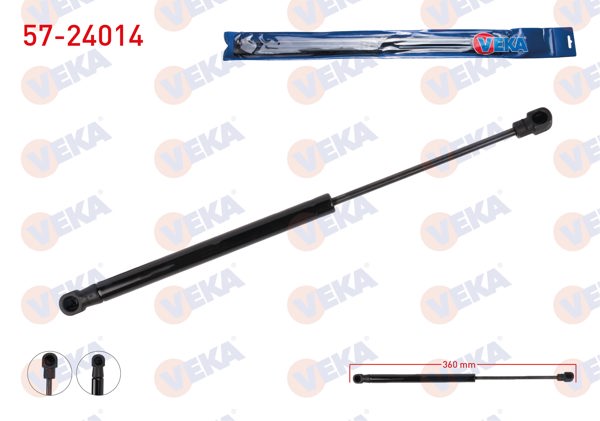 VEKA 57-24014 | Arka Cam Amortisörü Kia Sorento I 2002-2011 | 2 Adet