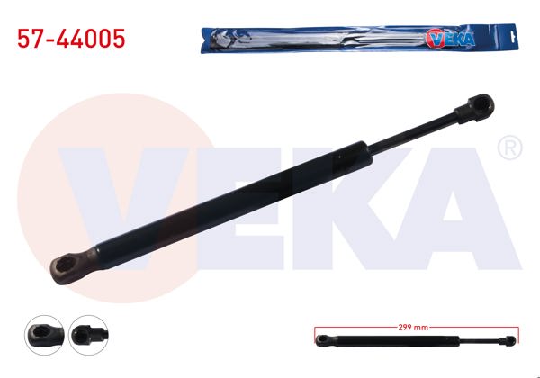 VEKA 57-44005 | Bagaj Amortisörü 299mm / 710N Volkswagen Jetta III (1K2) 2005-2010 | 2 Adet