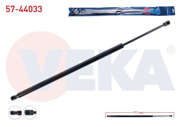 VEKA 57-44033 | Bagaj Amortisörü 711mm / 985N Volkswagen Transporter T5 2015-| 2 Adet