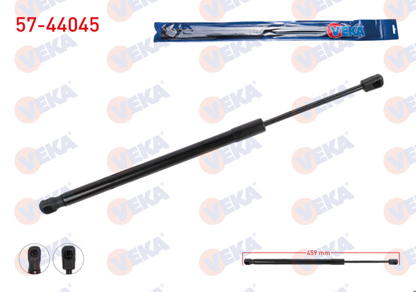 VEKA 57-44045 | Bagaj Amortisörü 459mm / 320N Volkswagen Scirocco 5 Kapı 2008-2017 | 2 Adet