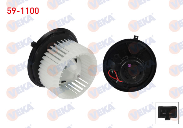 VEKA 59-1100 | Kalorifer Motoru Alfa Romeo 147 (937) 2001-2010 / 156 (932) 1997-2005