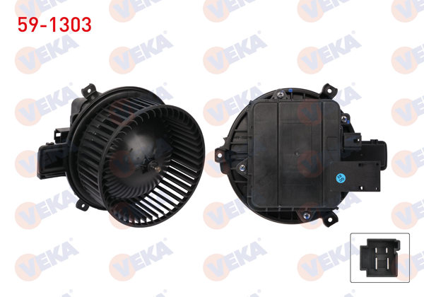 VEKA 59-1303 | Kalorifer Motoru Audi A4 B9 2016-/ A5 (F53, F5p) 2016-/ A6 C8 (4A2) 2018-/ A7 (4Ka) 2018-/ A8 D5 2017-/ Q5 (Fyb, Fyg) 2017-/ Q7 (4Mb, 4Mg) 2015 -