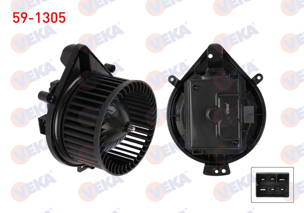 VEKA 59-1305 | Kalorifer Motoru Audi A4 B6 2000-2004 / A4 B7 2004-2008 / Seat Exeo 2008-2013