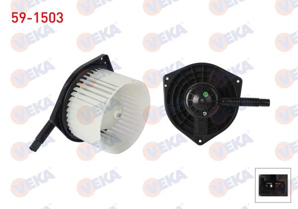VEKA 59-1503 | Kalorifer Motoru Citroen C4 Aircross 2012-/ Mitsubishi Asx 2010-/ Lancer VIII 2008-/ Outlander II 2006-2012