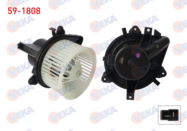 VEKA 59-1808 | Kalorifer Motoru Fiat Doblo 2001-2010 / Punto 1999-2012