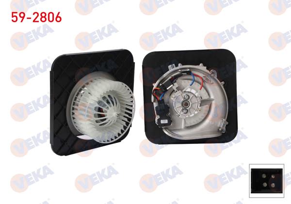 VEKA 59-2806 | Kalorifer Motoru Mercedes S Serisi (W140) 1991-1998