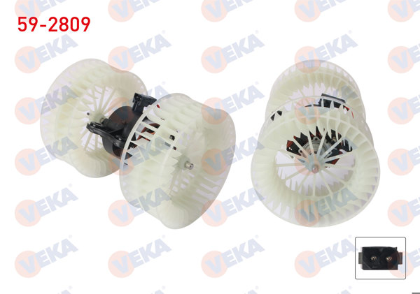 VEKA 59-2809 | Kalorifer Motoru Mercedes Vito (W639) 2003-2014 / Viano (W639) 2003-2014 /