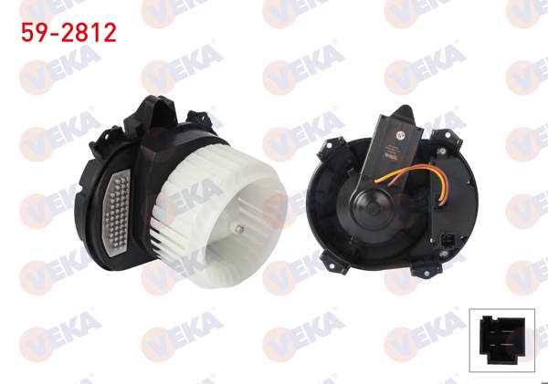 VEKA 59-2812 | Kalorifer Motoru Mercedes A Serisi (W176) 2012-2018 / B Serisi (W246) 2011-2018
