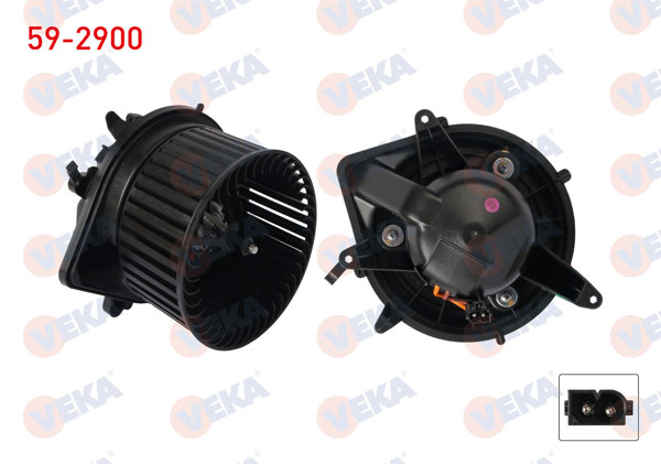 VEKA 59-2900 | Kalorifer Motoru Mini Cooper (R56) One 2010-/ Clubman (R55) 2007-2014 / Countryman (R60) 2010-2014 / Paceman (R61) 2012-2016