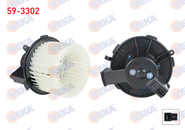 VEKA 59-3302 | Kalorifer Motoru Peugeot 307 2000-2007