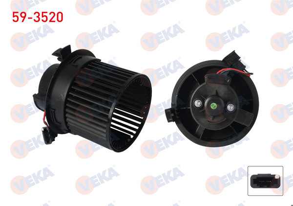 VEKA 59-3520 | Kalorifer Motoru Renault Clio IV 2012-2020