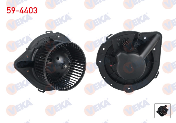 VEKA 59-4403 | Kalorifer Motoru VW Golf 1983-1992 / Jetta 1982-1992 / Passat 1988-1997 / Transporter 1990-2003 / Audi 80 1986-1991 / Seat Toledo 1991-1999