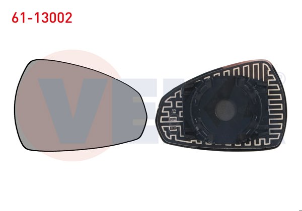 VEKA 61-13002 | Ayna Camı Sağ Isıtmalı Asferık Audi A3 2013-2017
