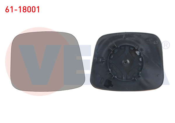 VEKA 61-18001 | Ayna Camı Sol Mekanik Fiat Fiorino / Peugeot Bipper / Citroen Nemo